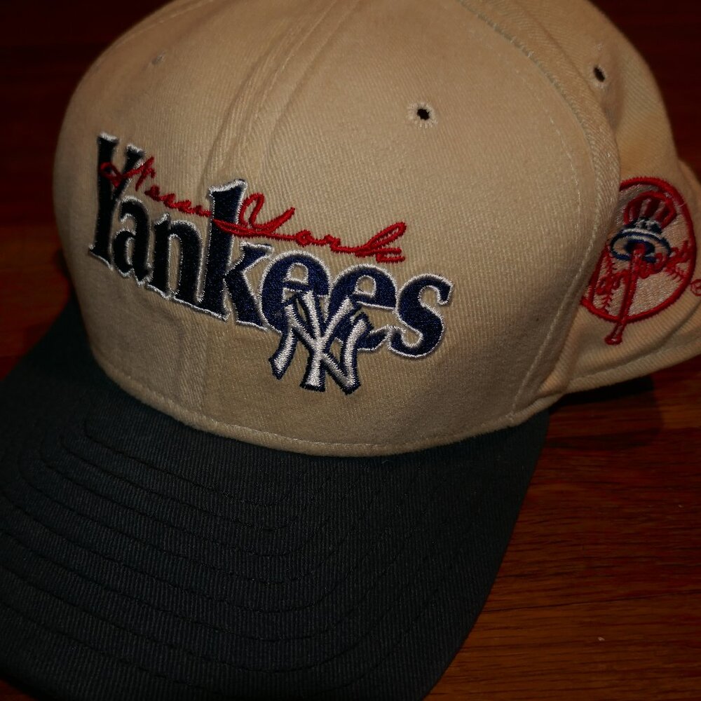 MLB NEW YORK YANKEES VINTAGE OLD SCHOOL BASEBALL HAT SNAP BACK
